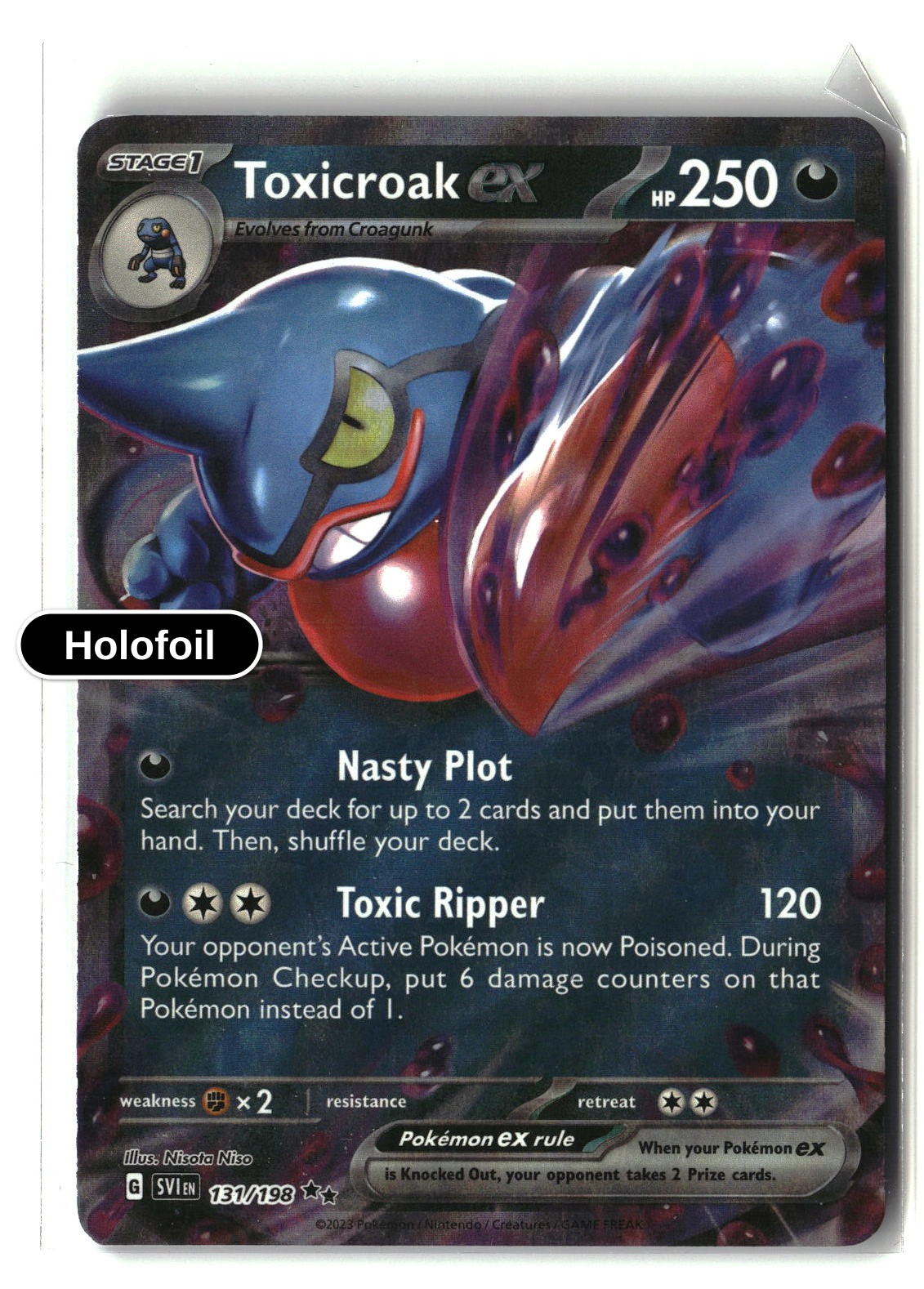 Toxicroak ex - 131/198