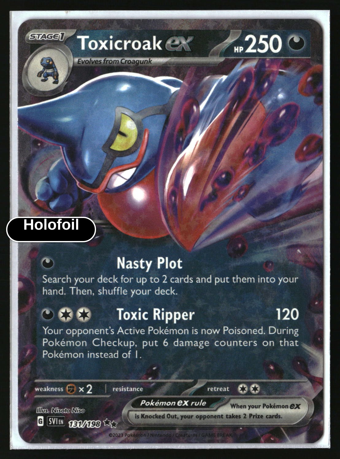 Toxicroak ex - 131/198