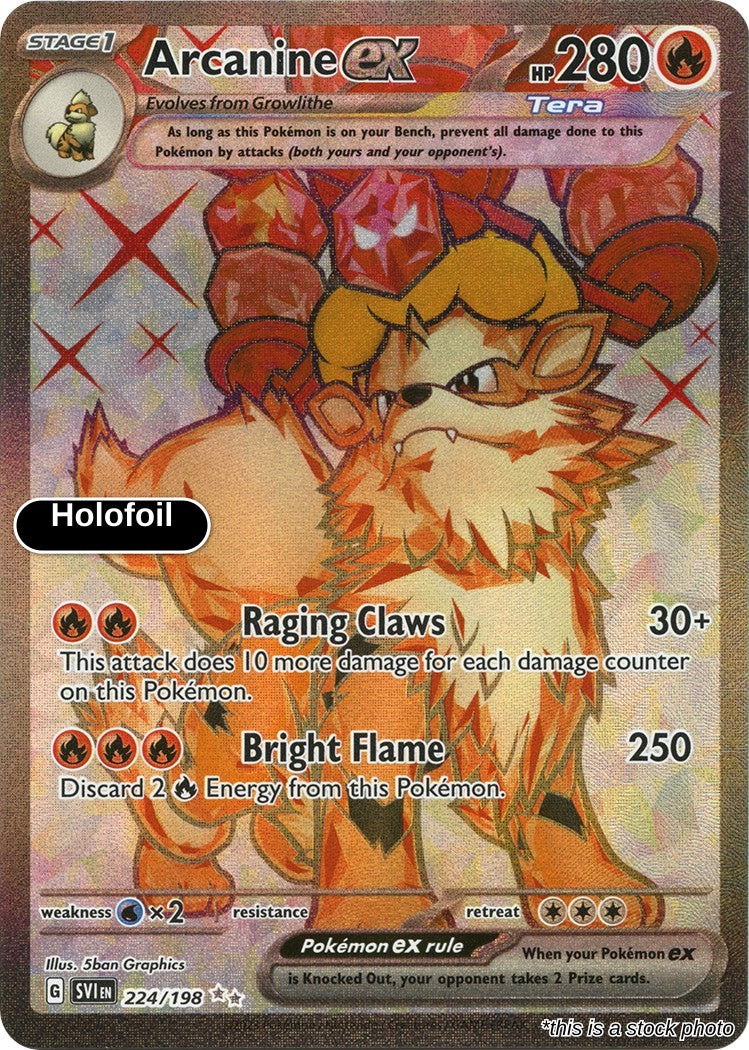 Arcanine ex - 224/198