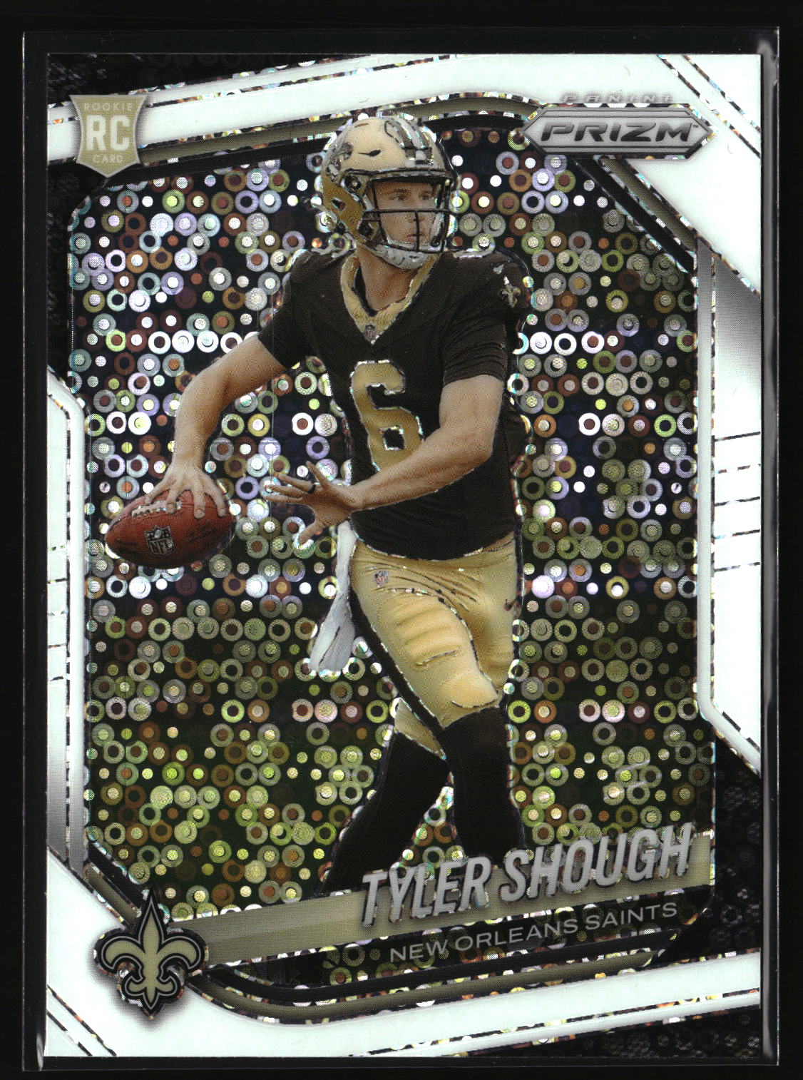 Tyler Shough 2025 Panini Prizm White Sparkle #327
