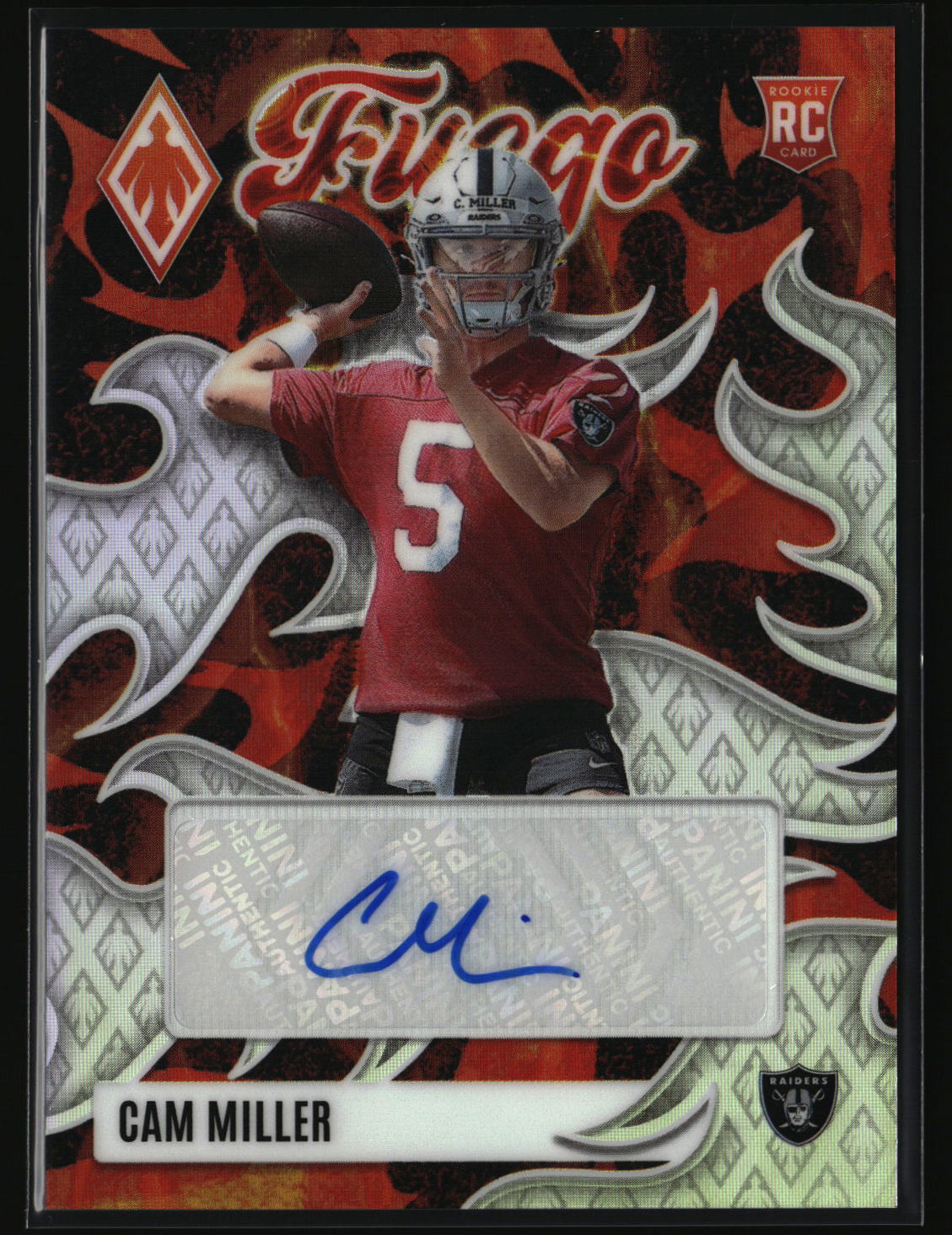 Cam Miller 2025 Panini Phoenix Fuego Signatures #FUS-CMR