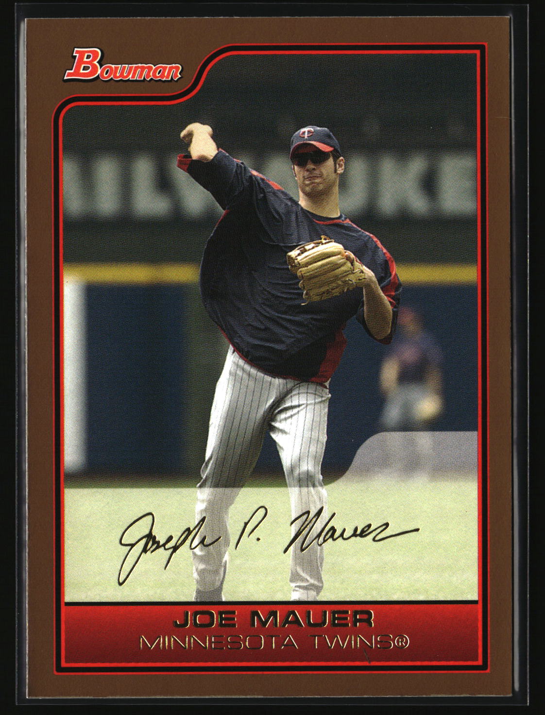 Joe Mauer 2006 Bowman Gold #164
