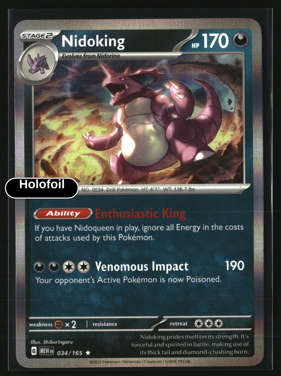 Nidoking - 034/165
