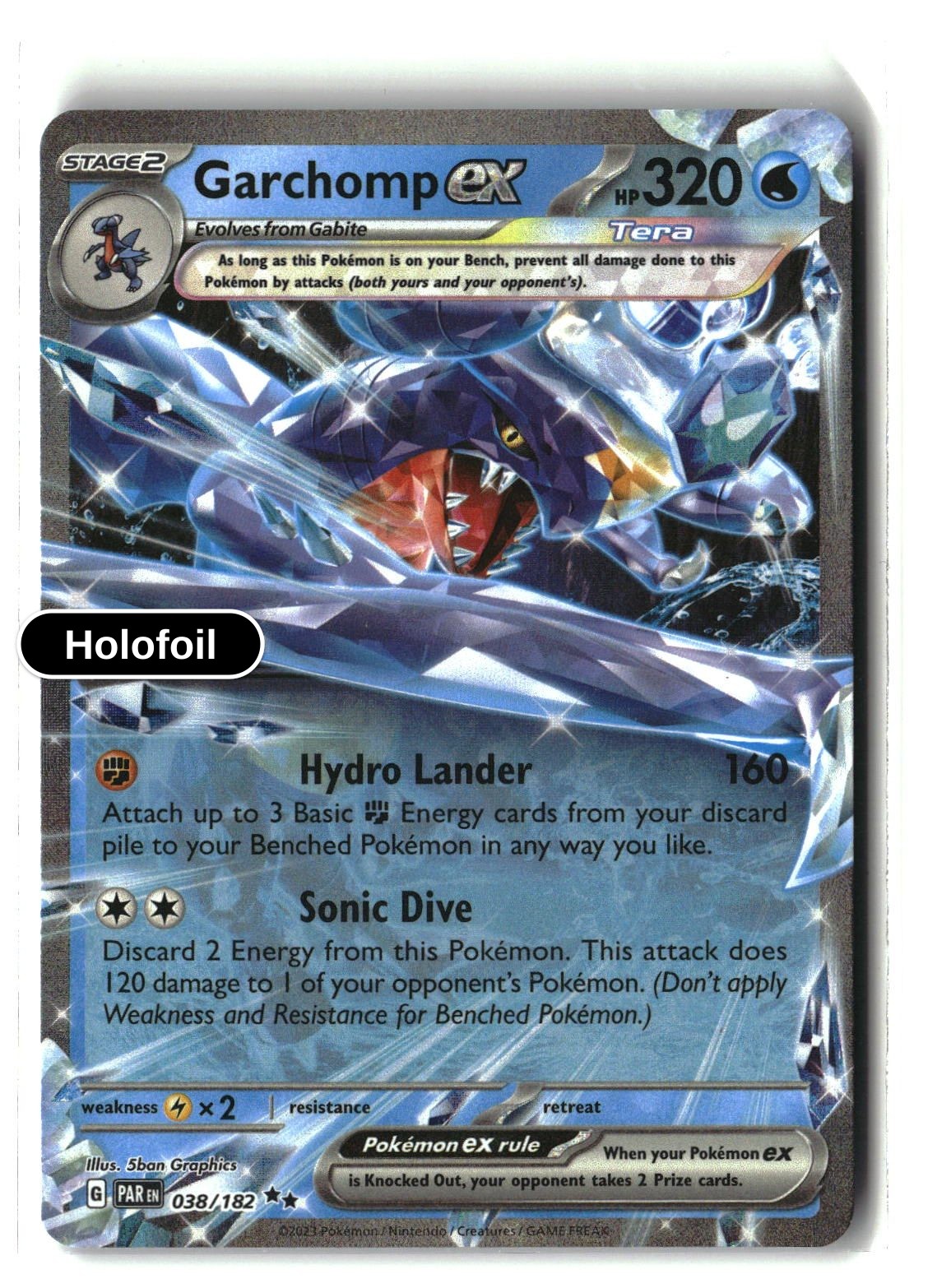 Garchomp ex - 038/182