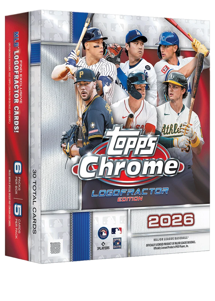 2026 Topps Chrome Baseball Logofractor Edition Box