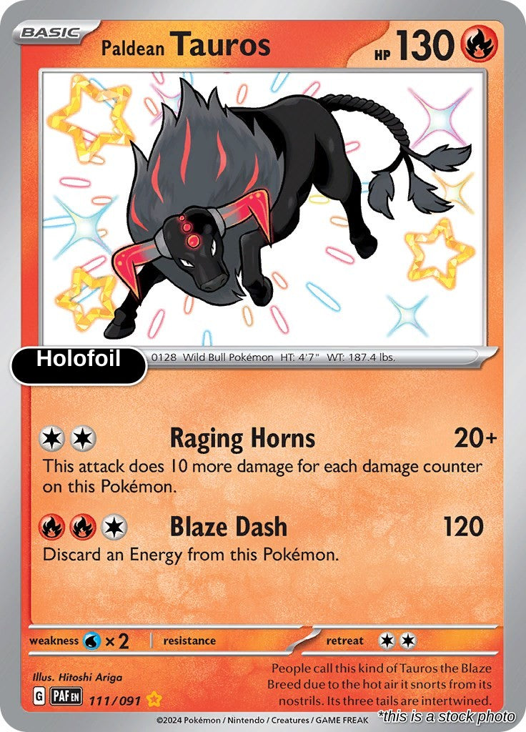 Paldean Tauros - 111/091
