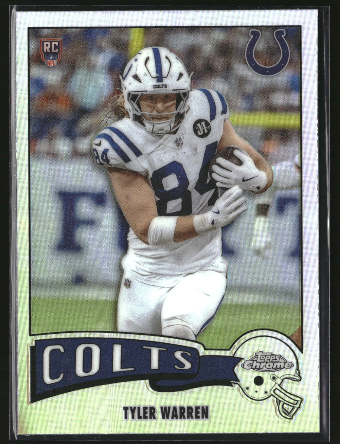 Tyler Warren 2025 Topps Chrome Football Refractor #1975-15