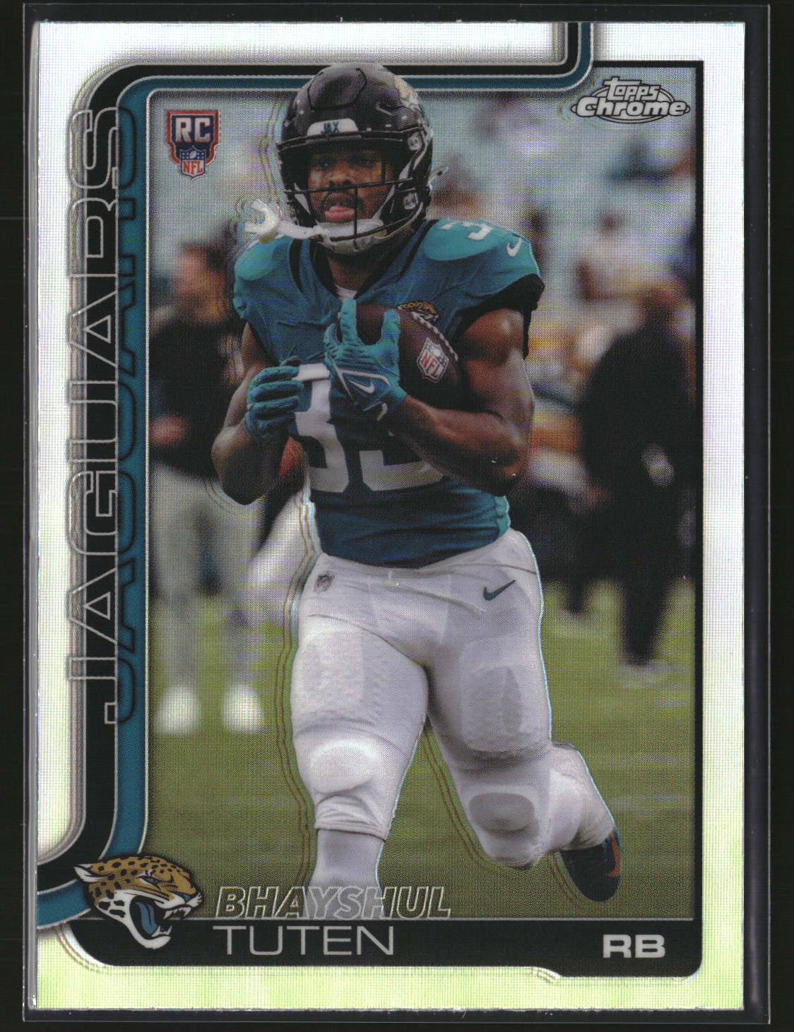 Bhayshul Tuten 2025 Topps Chrome Football Refractor #389