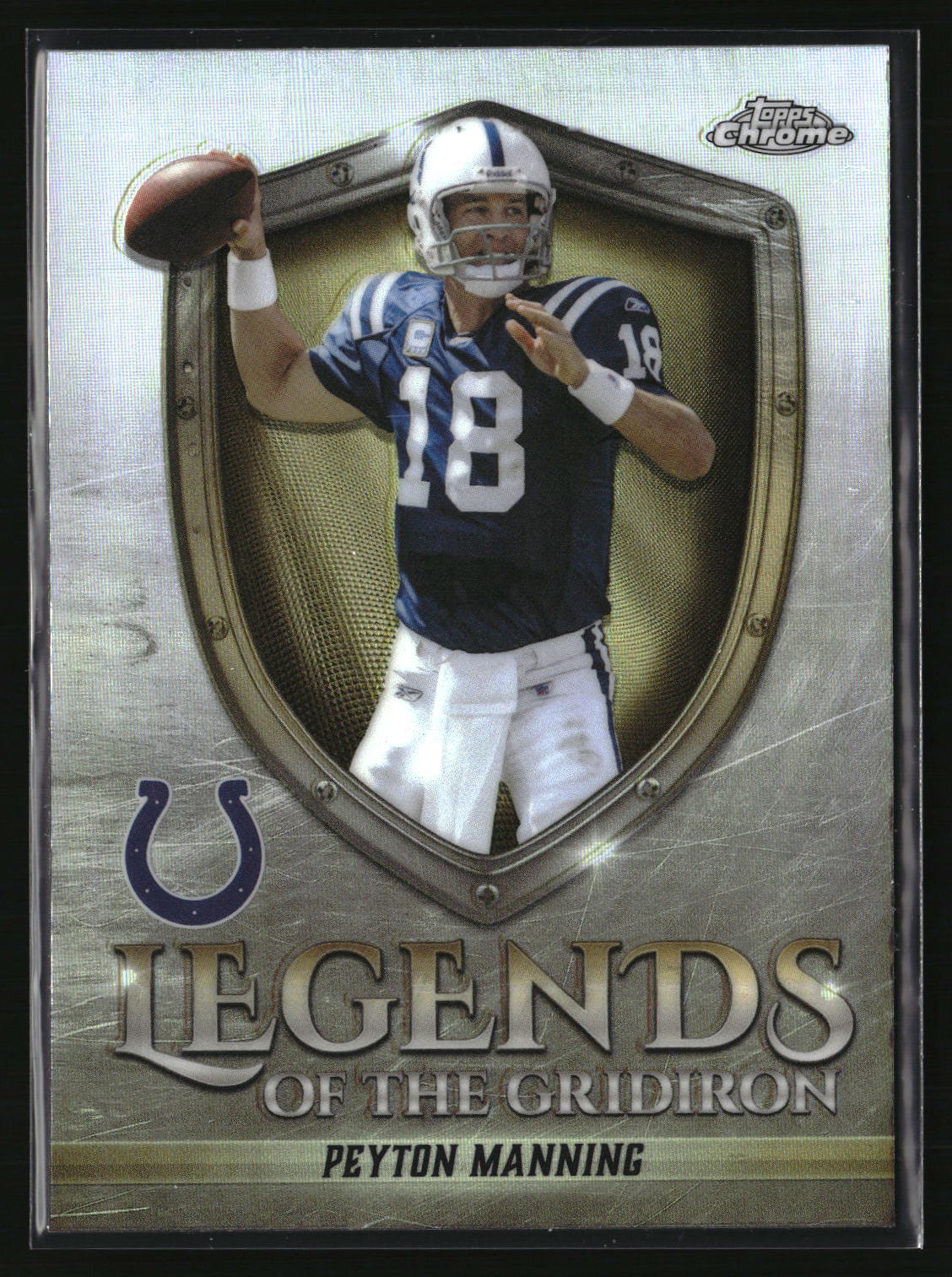 Peyton Manning 2025 Chrome Football Legends Of The Gridiron Refractor #LOG-10