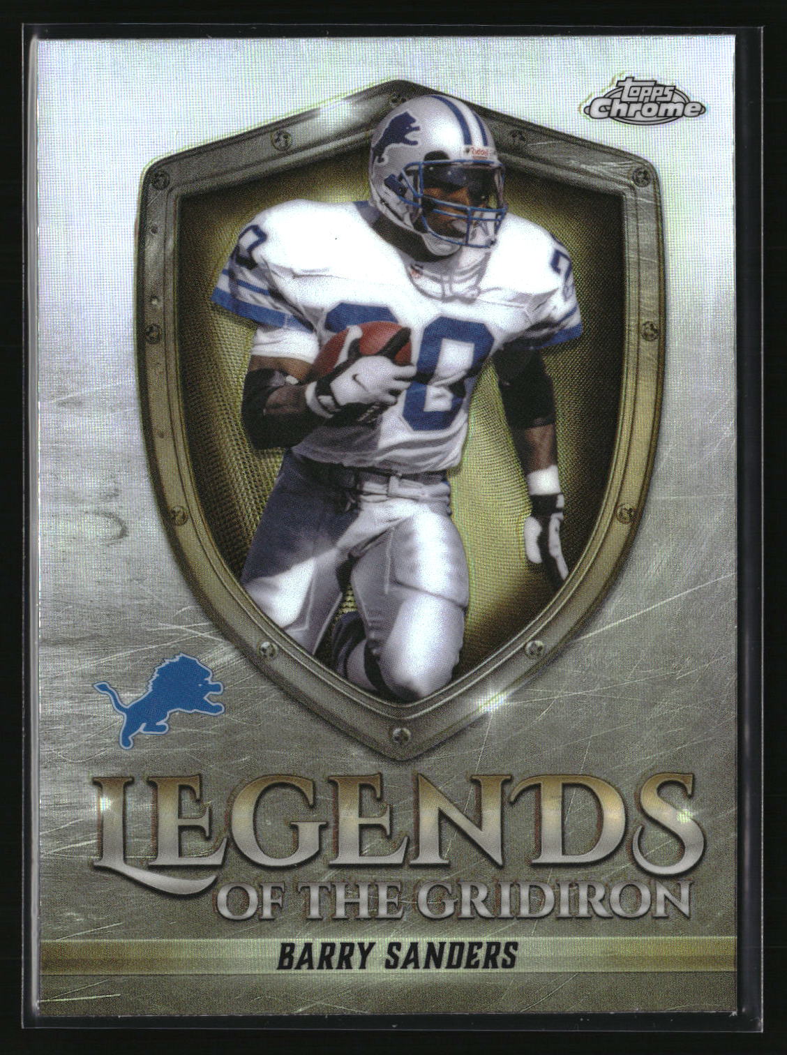 Barry Sanders 2025 Chrome Football Legends Of The Gridiron Refractor #LOG-11
