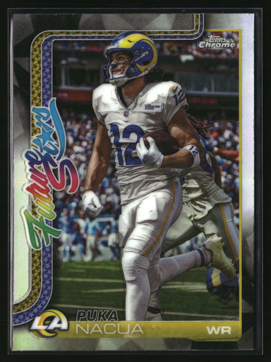Puka Nacua 2025 Topps Chrome Future Stars Refractor #FS-23