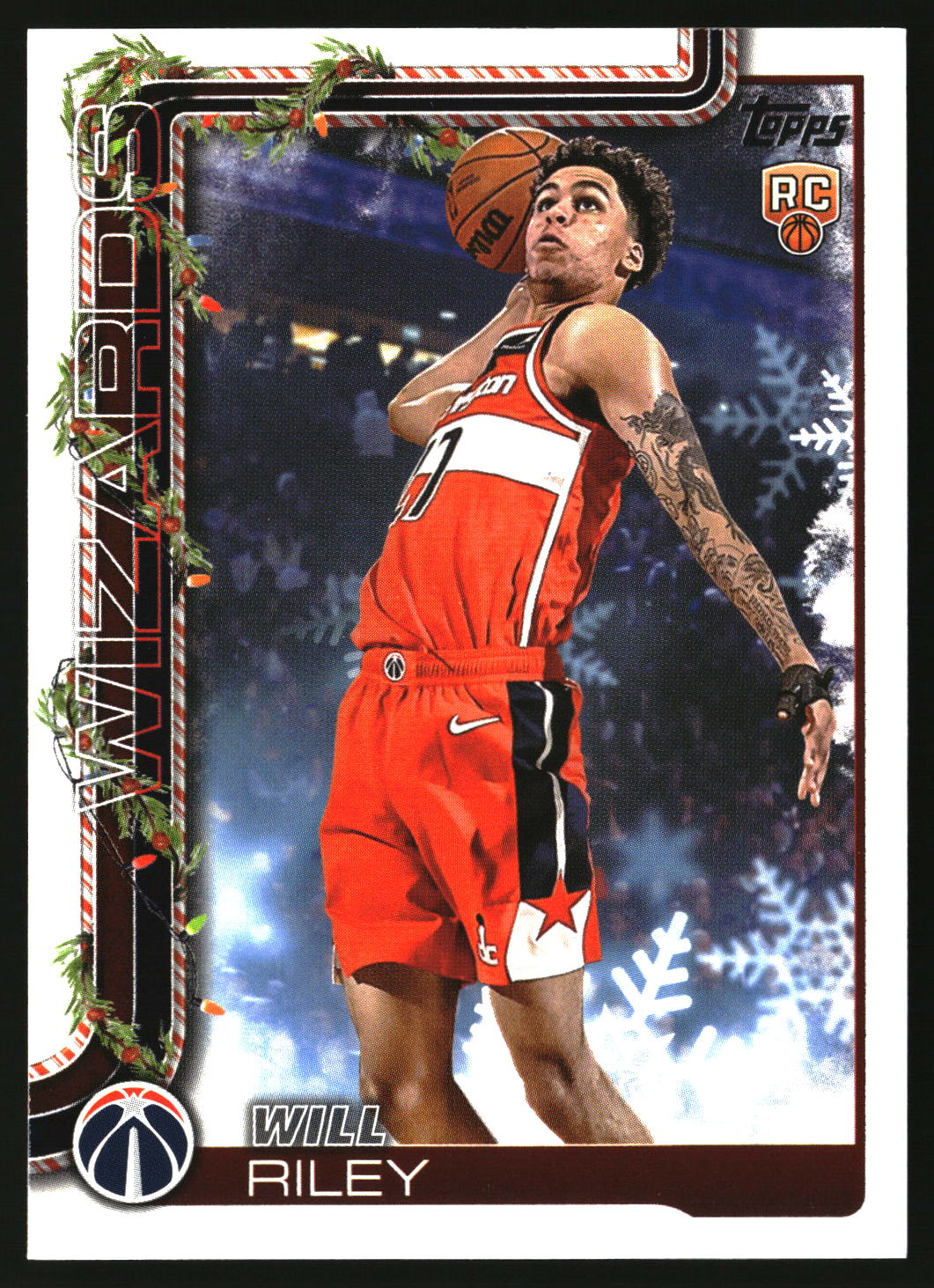 Will Riley 2025-26 Topps Holiday #H181