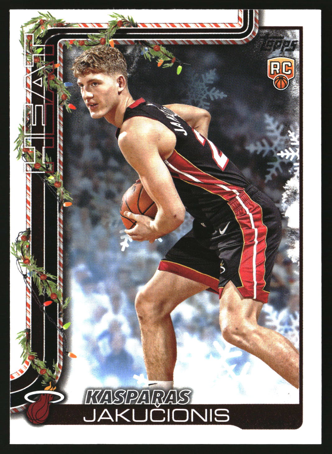 Kasparas Jakučionis 2025-26 Topps Holiday #H180