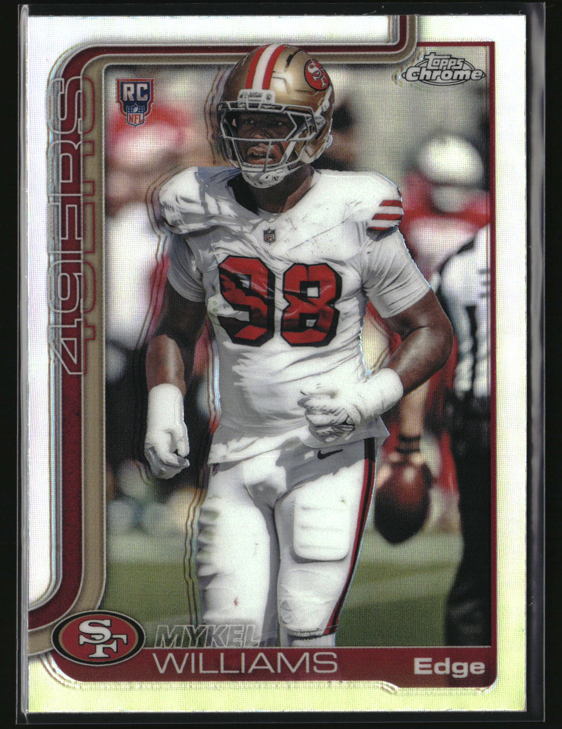 Mykel Williams 2025 Topps Chrome Refractor #352