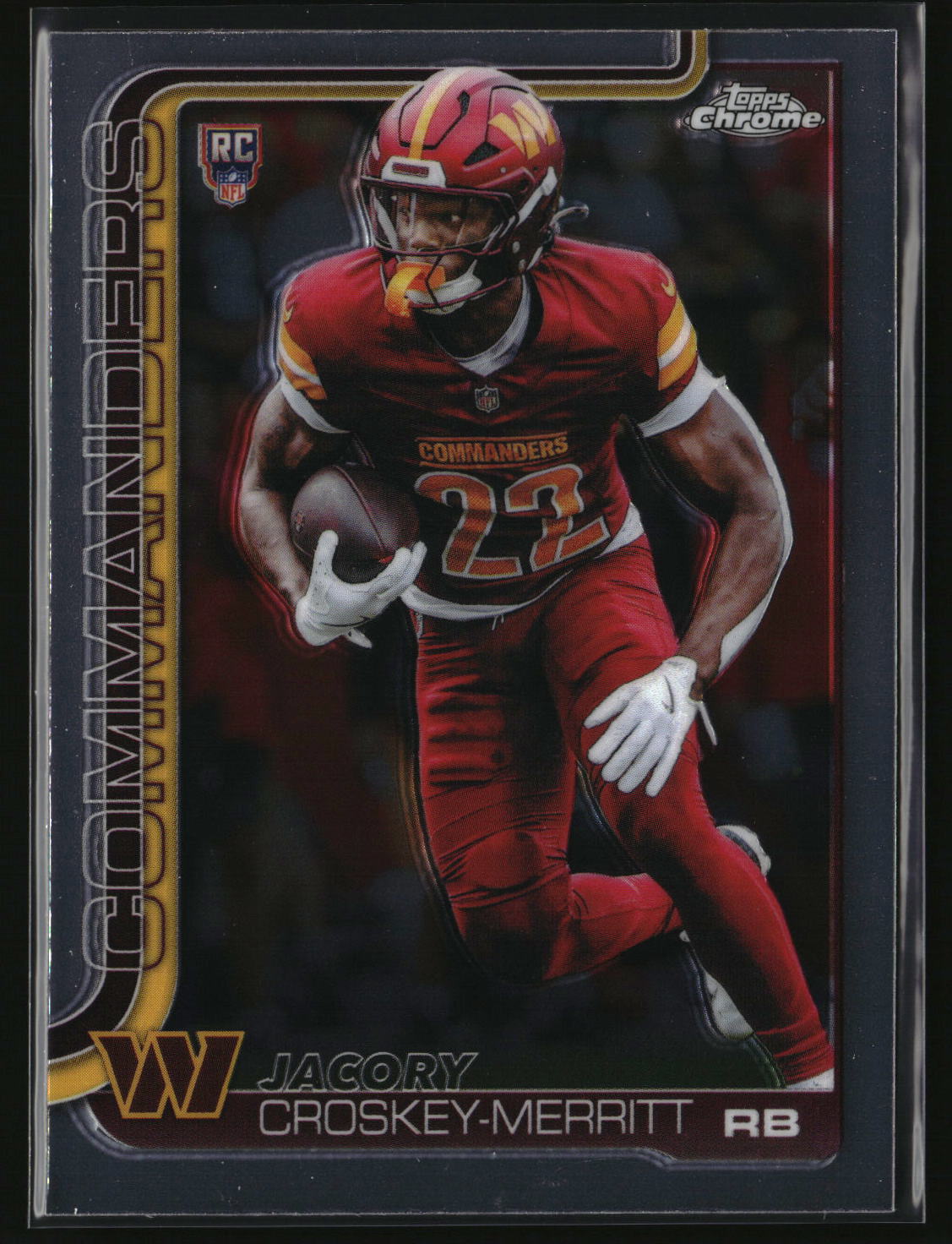 Jacory Croskey-Merritt 2025 Topps Chrome #387