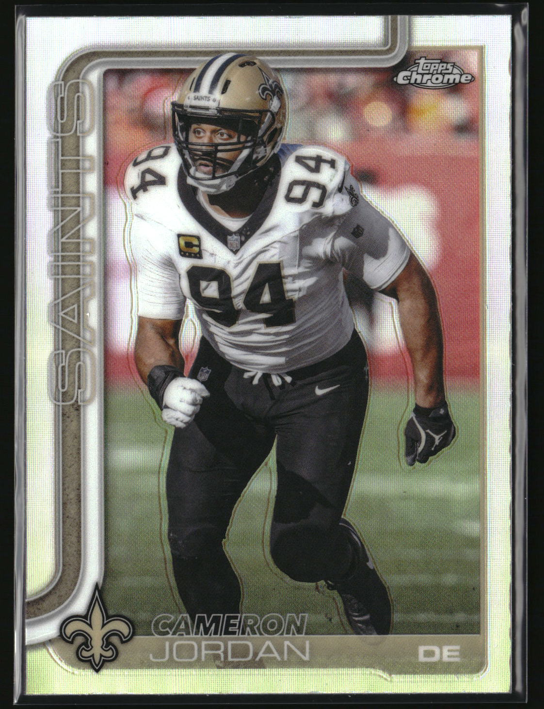 Cameron Jordan 2025 Topps Chrome - Topps Refractor #221