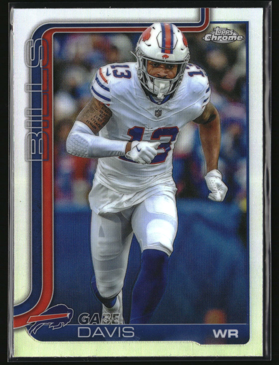 Gabe Davis 2025 Topps Chrome - Topps Refractor #142