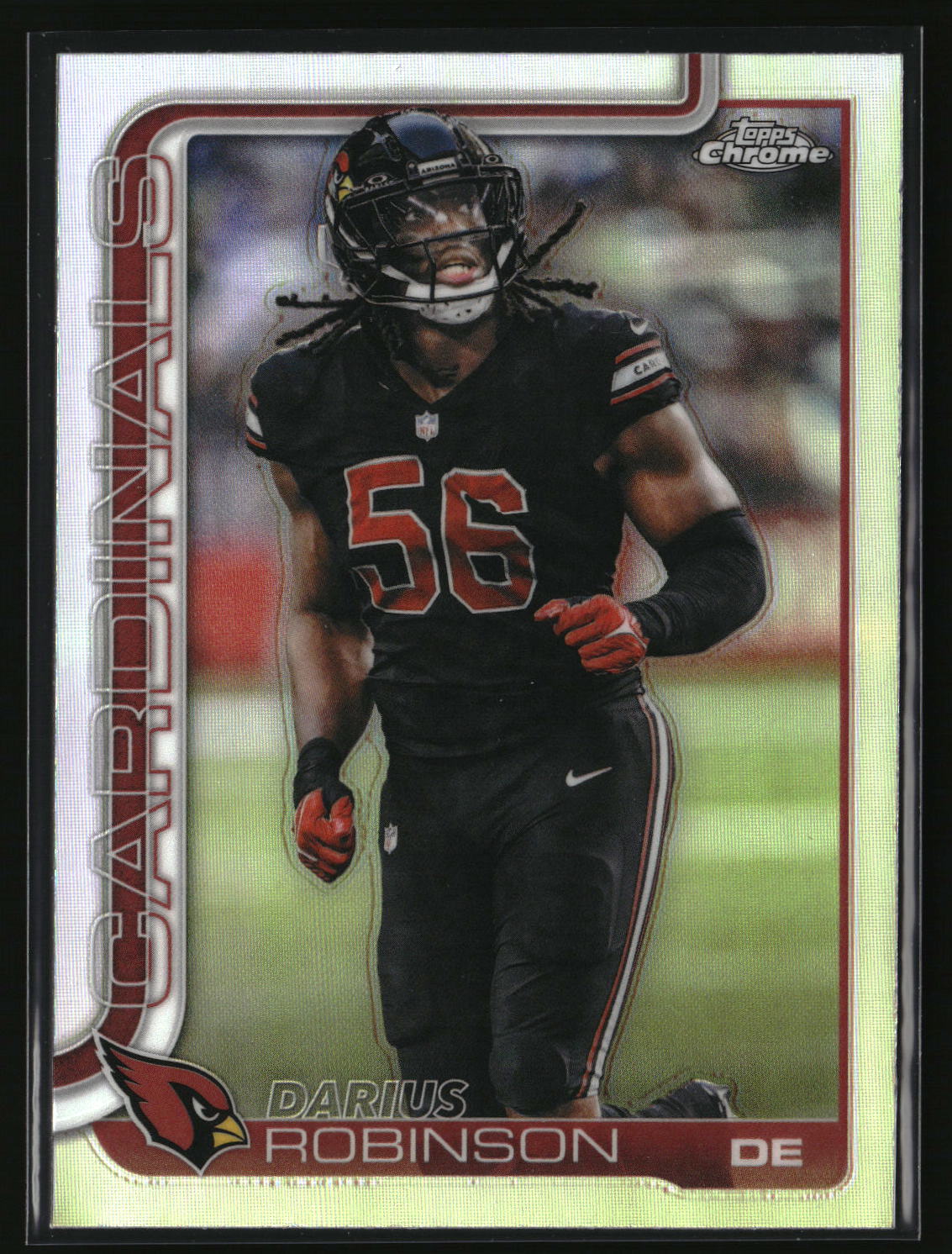 Darius Robinson 2025 Topps Chrome - Topps Refractor #9