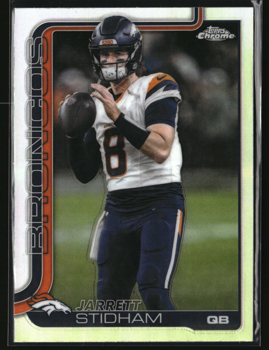 Jarrett Stidham 2025 Topps Chrome - Topps Refractor #89