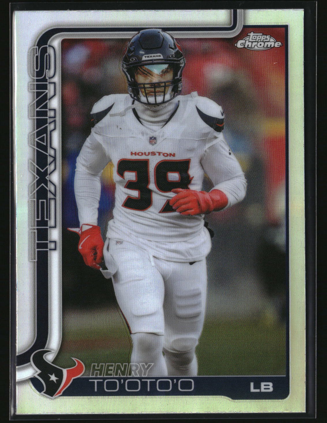 Henry To'oTo'o 2025 Topps Chrome - Topps Refractor #122