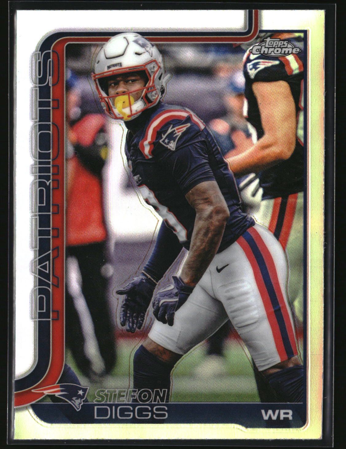 Stefon Diggs 2025 Topps Chrome - Topps Refractor #205