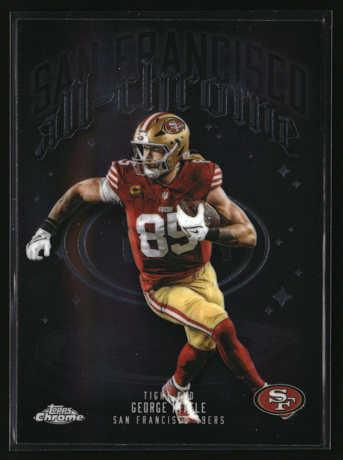 George Kittle 2025 Topps Chrome All Chrome Team #ACT-11