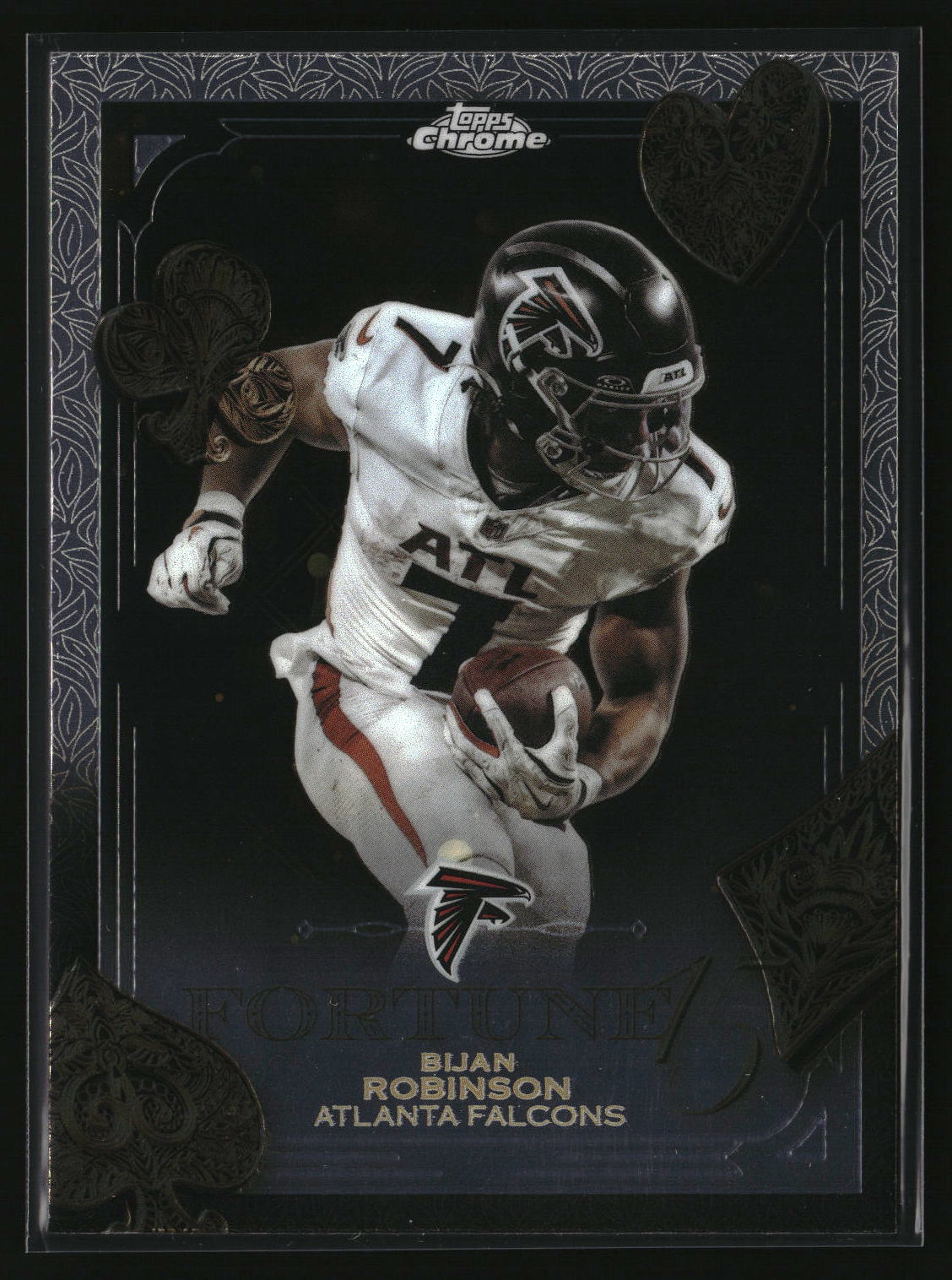 Bijan Robinson 2025 Topps Chrome Fortune 15 #F15-14