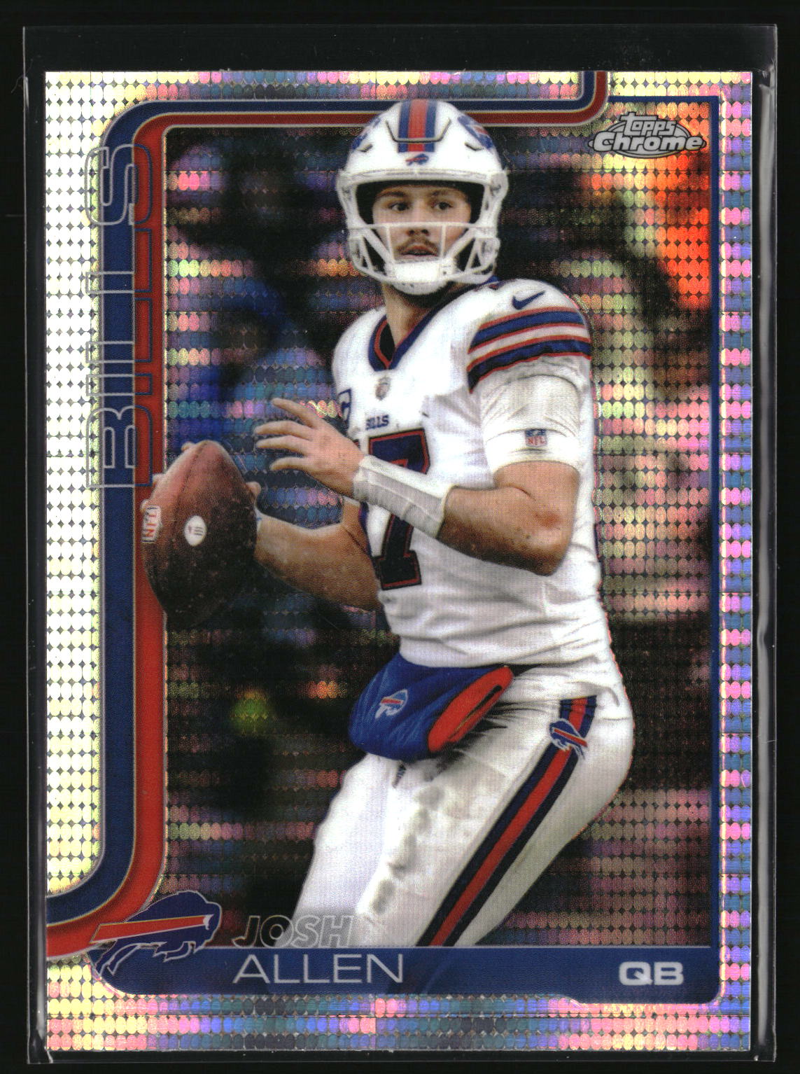 Josh Allen 2025 Topps Chrome Pulsar Refractor #34