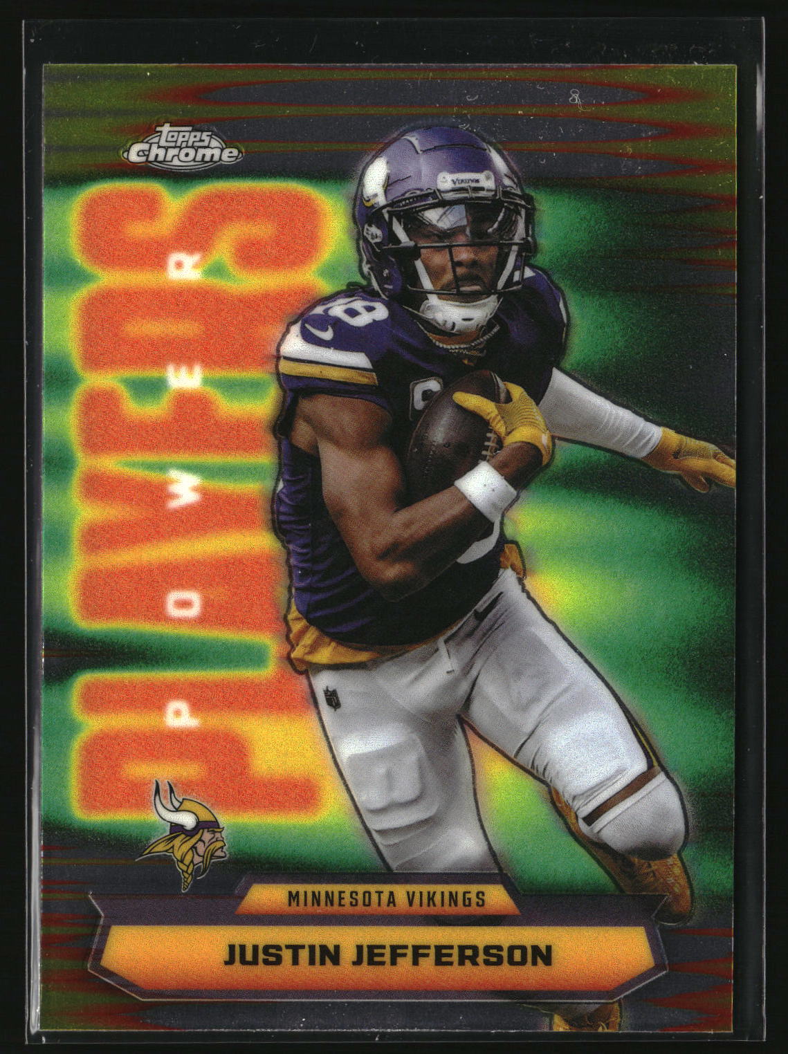 Justin Jefferson 2025 Topps Chrome Power Players #PP-22