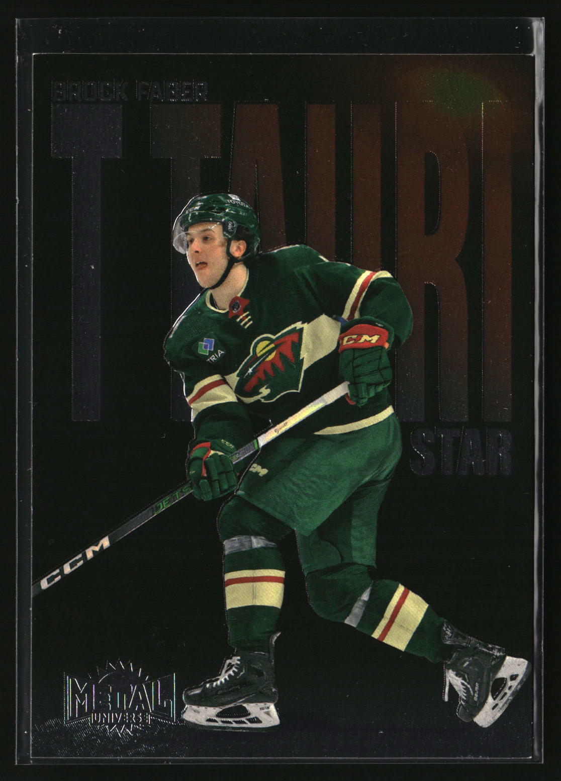 Brock Faber 2023-24 SkyBox Metal Universe T Tauri Star #TTP-4