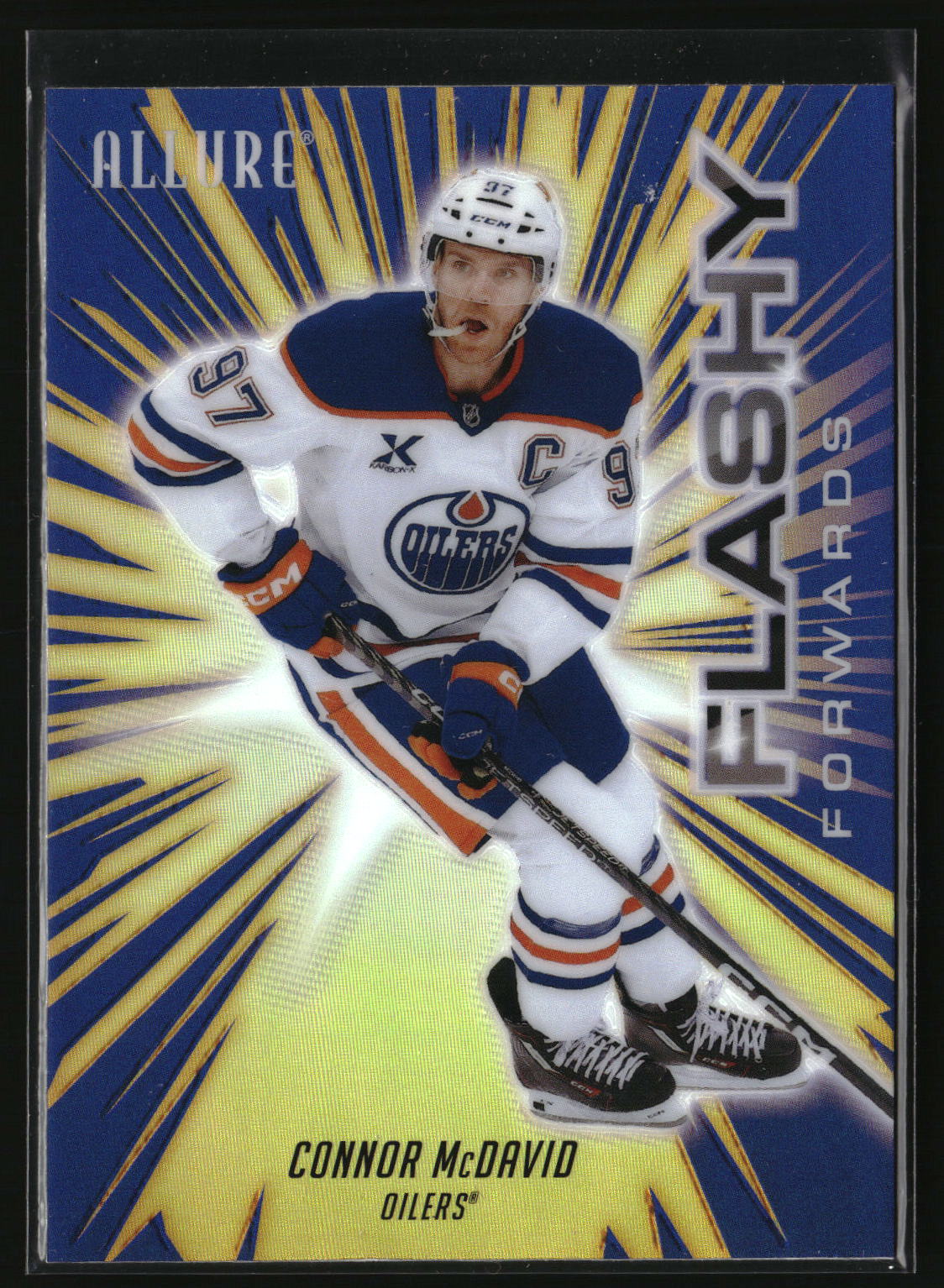 Connor McDavid 2025-26 Upper Deck Allure Flashy Forwards Blue #FF-6