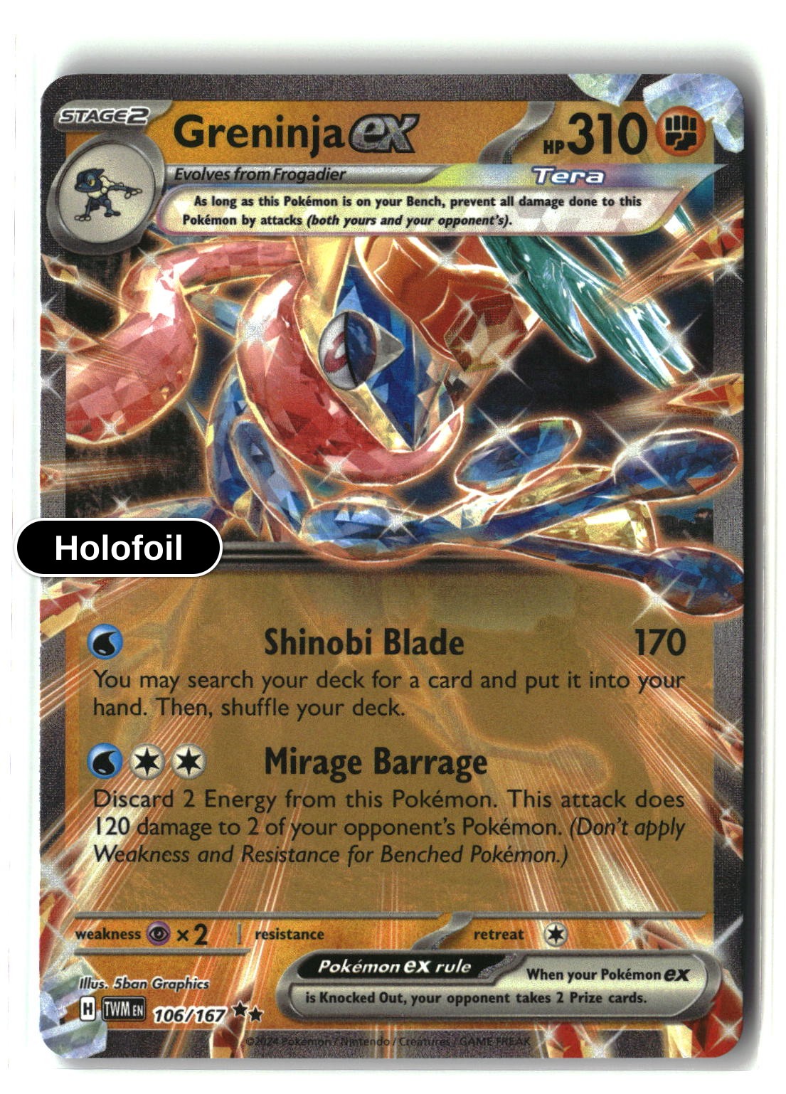 Greninja ex - 106/167