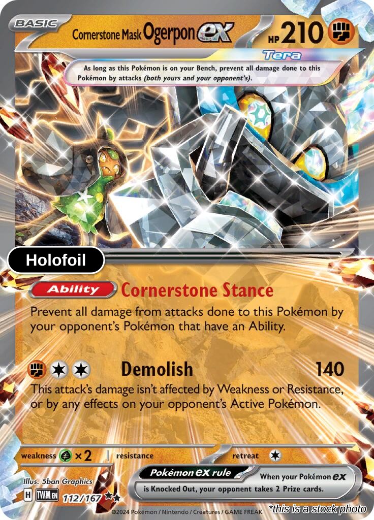 Cornerstone Mask Ogerpon ex - 112/167