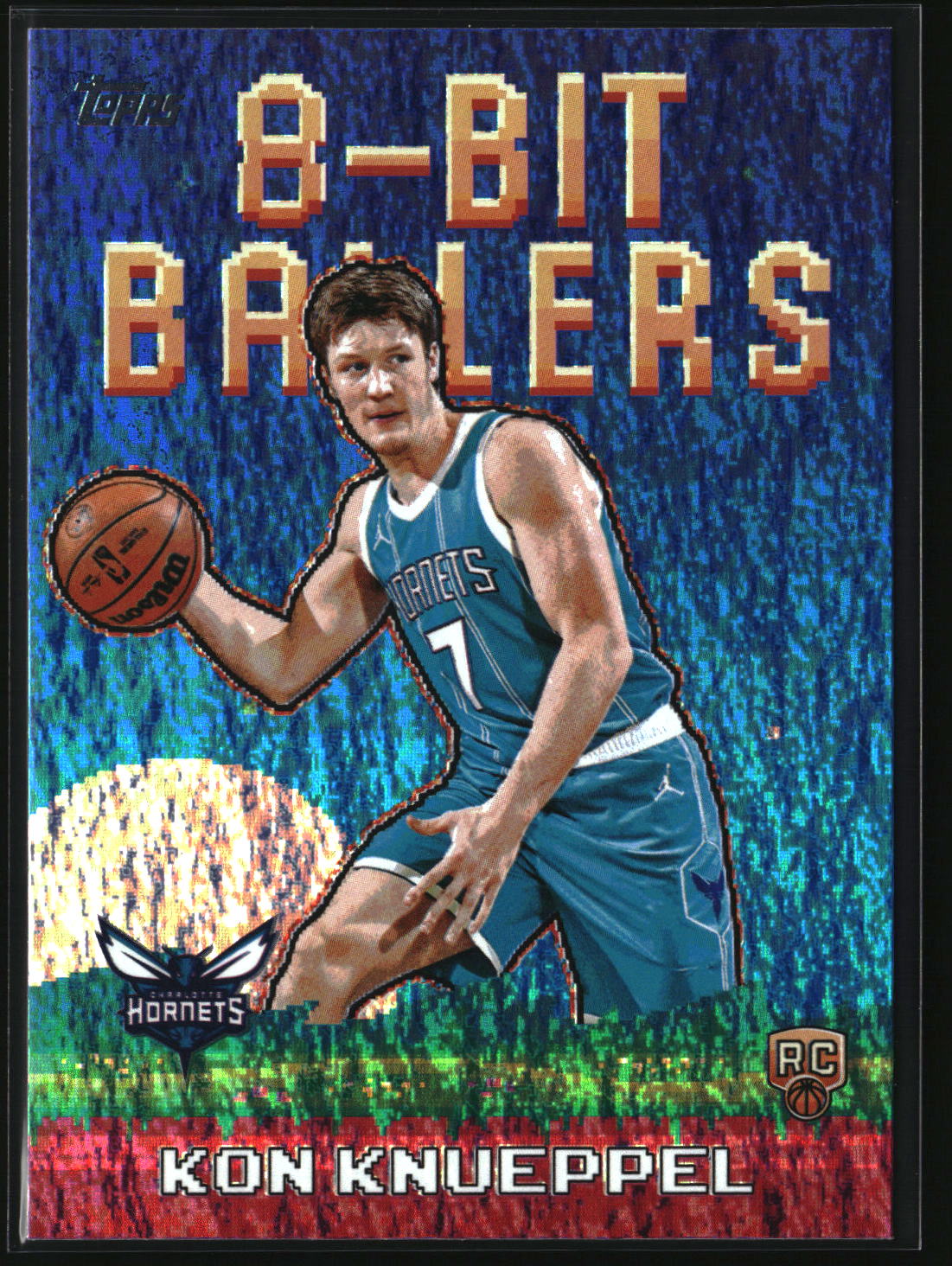 Kon Knueppel 2025-26 Topps 8-Bit Ballers Holo Foil #8B-34
