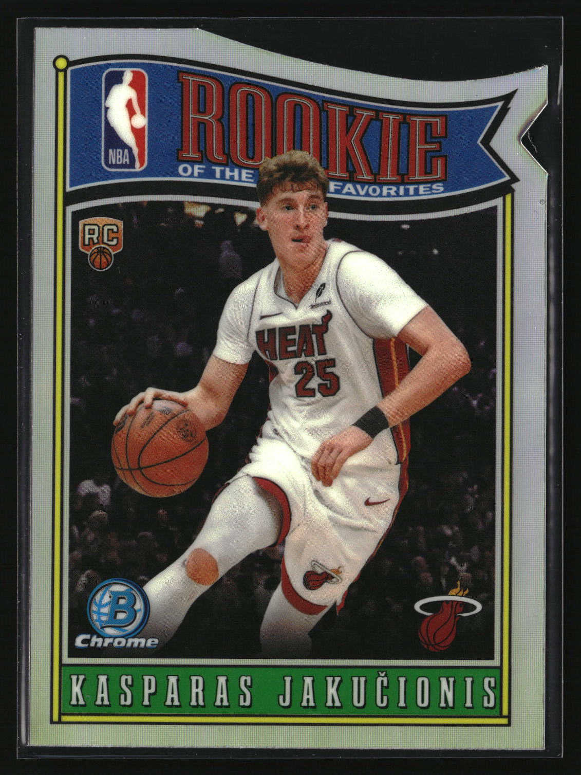 Kasparas Jakucionis 2025-26 Bowman Rookie Of The Year Favorites #RY-12