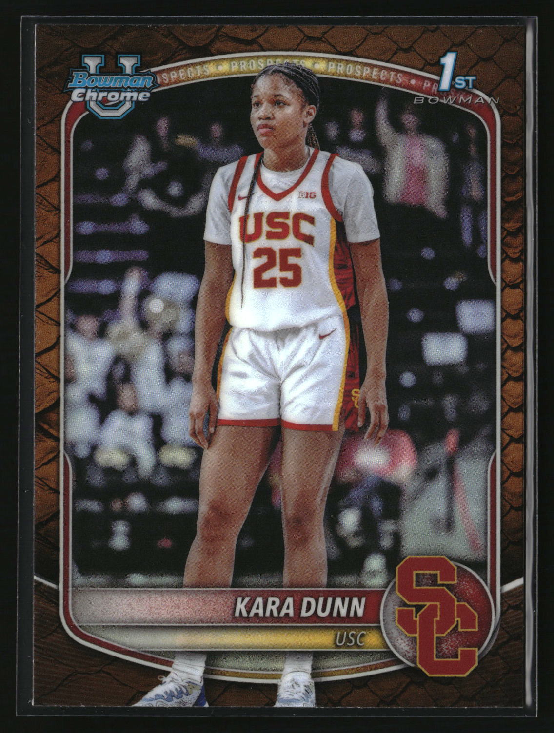 Kara Dunn 2025-26 Bowman Chrome Prospects Reptilian Refractor #BCP-71