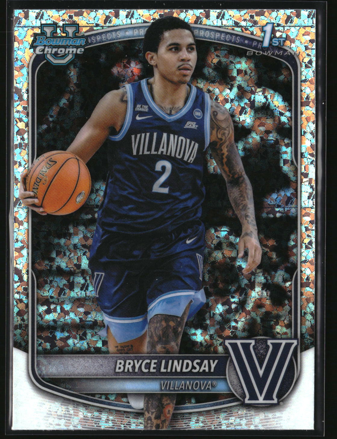 Bryce Lindsay 2025-26 Bowman Chrome Prospects Mini-Diamond Refractor #BCP-52