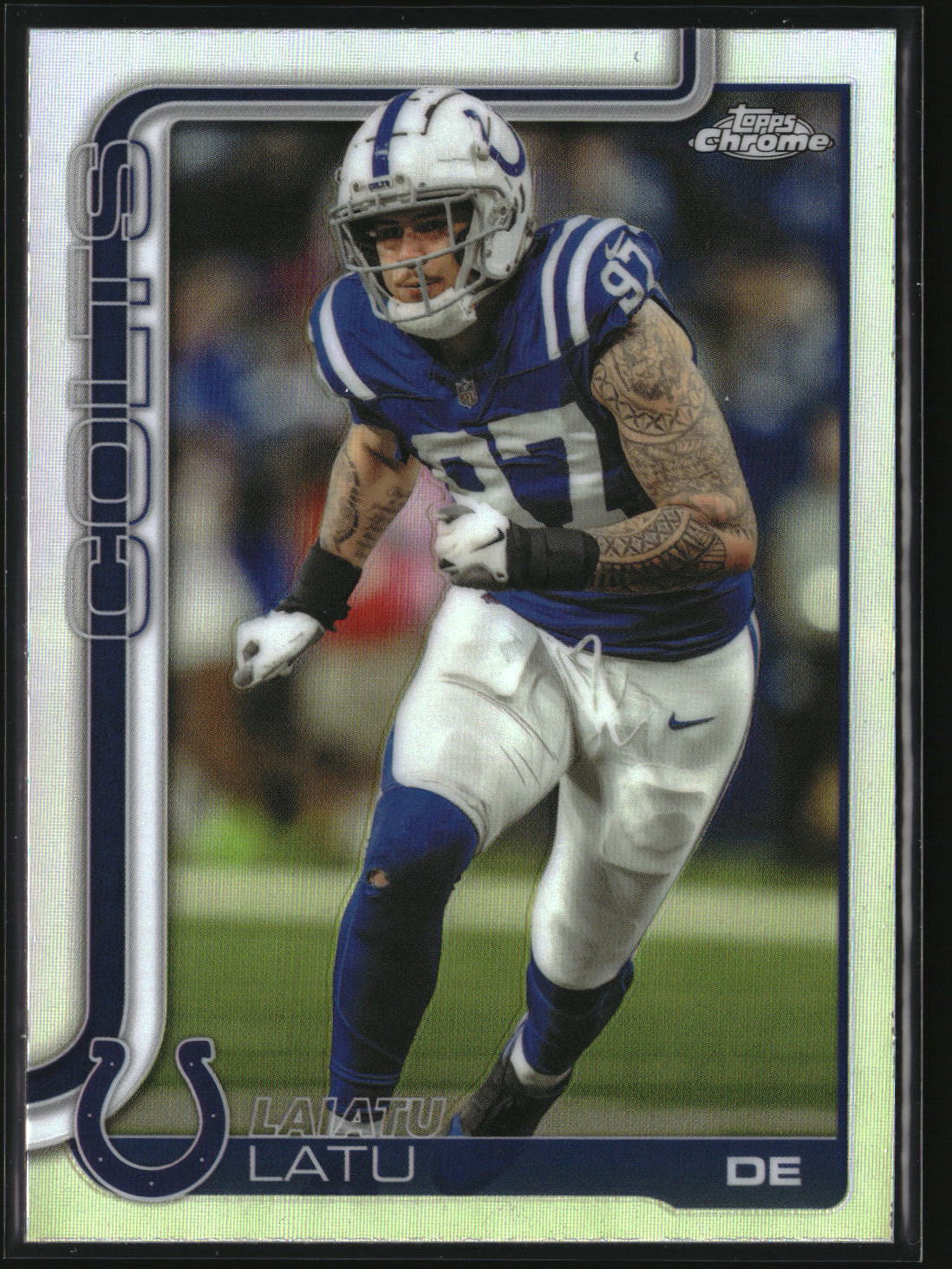 Laiatu Latu 2025 Topps Chrome Refractor #128