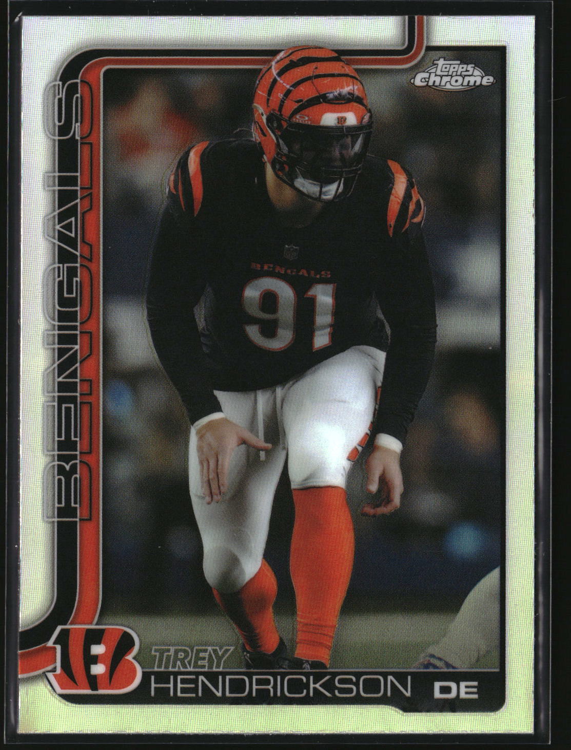 Trey Hendrickson 2025 Topps Chrome Refractor #65