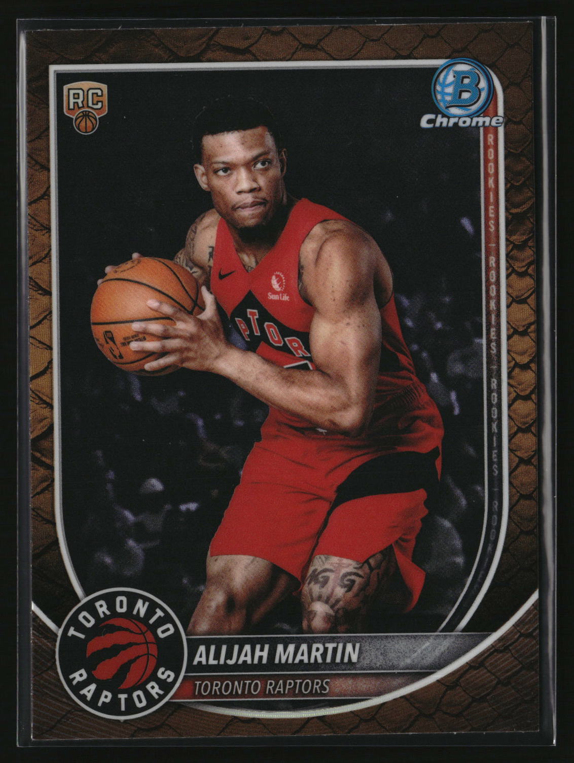 Alijah Martin 2025-26 Bowman Chrome Reptilian Refractor #BCV-40