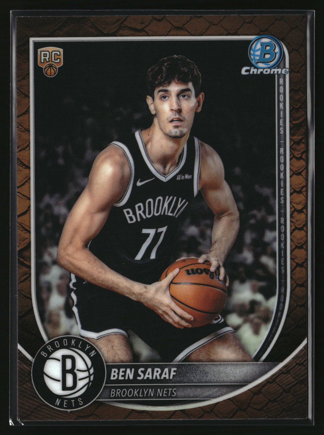 Ben Saraf 2025-26 Bowman Chrome Reptilian Refractor #BCV-26