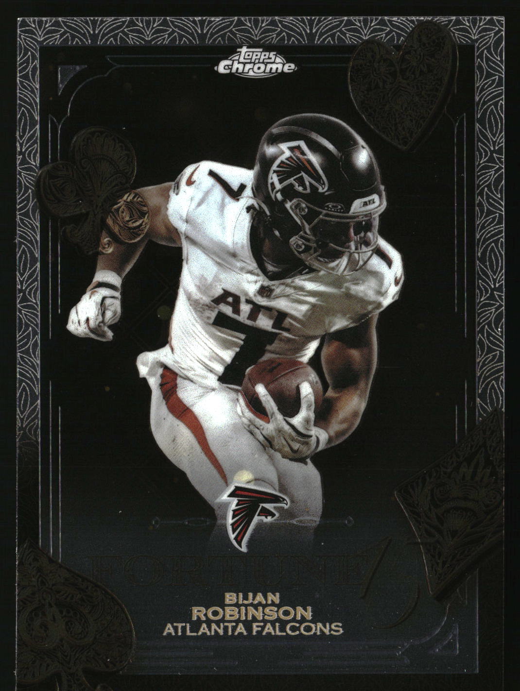 Bijan Robinson 2025 Topps Chrome Fortune 15 #F15-14