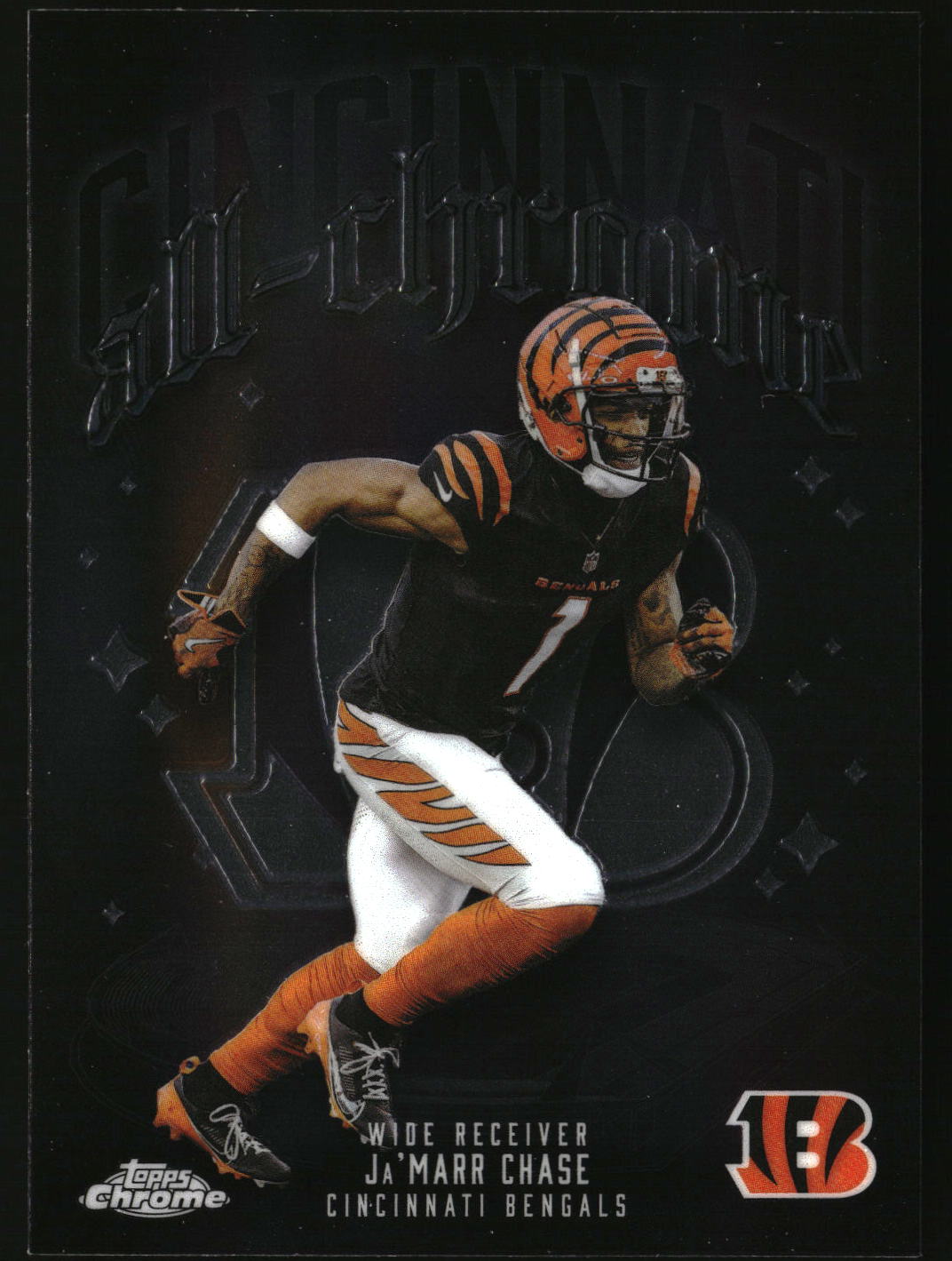 Ja'Marr Chase 2025 Topps Chrome All Chrome Team #ACT-5