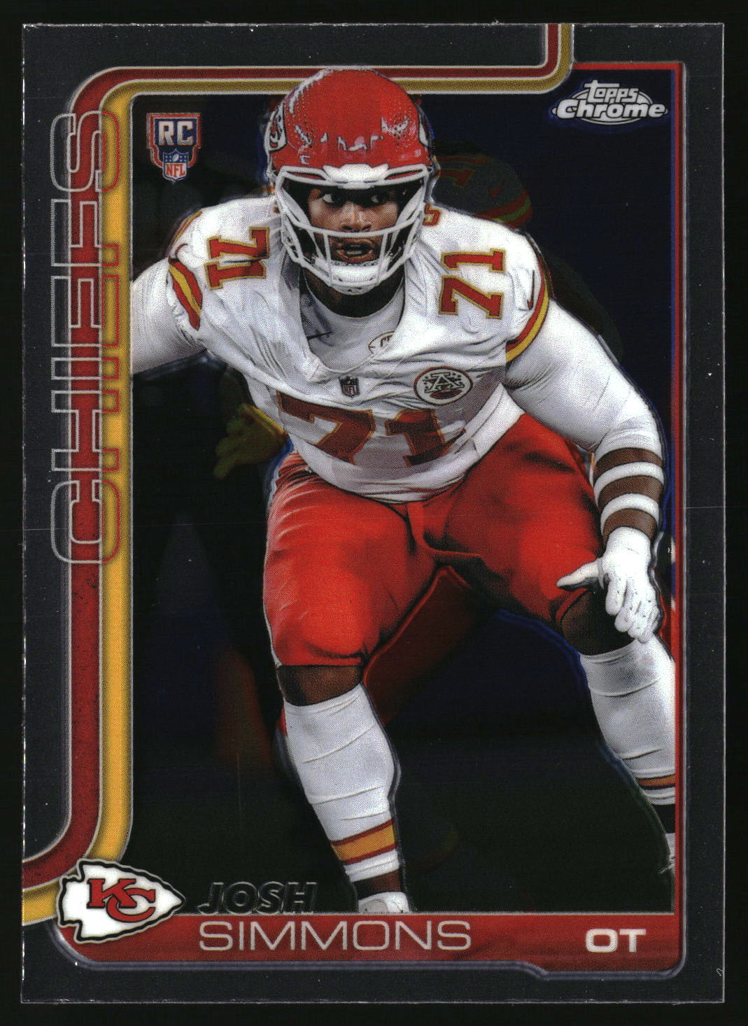 Josh Simmons 2025 Topps Chrome #304