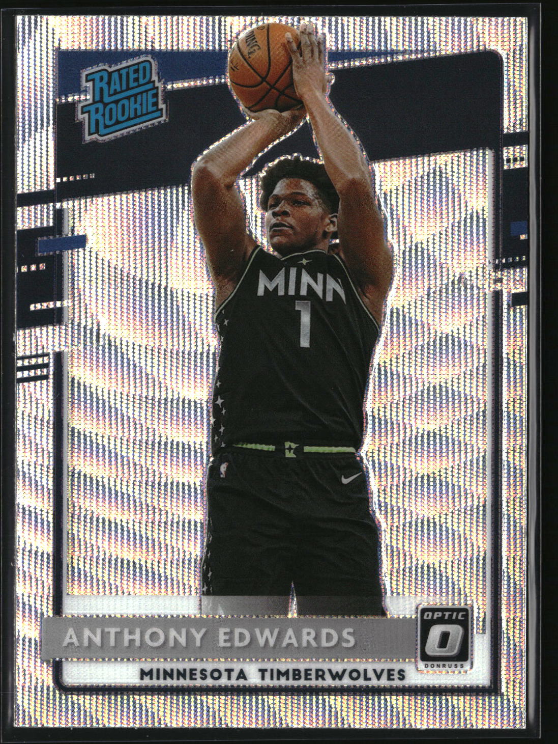 Anthony Edwards 2020-21 Donruss Optic Fanatics #151