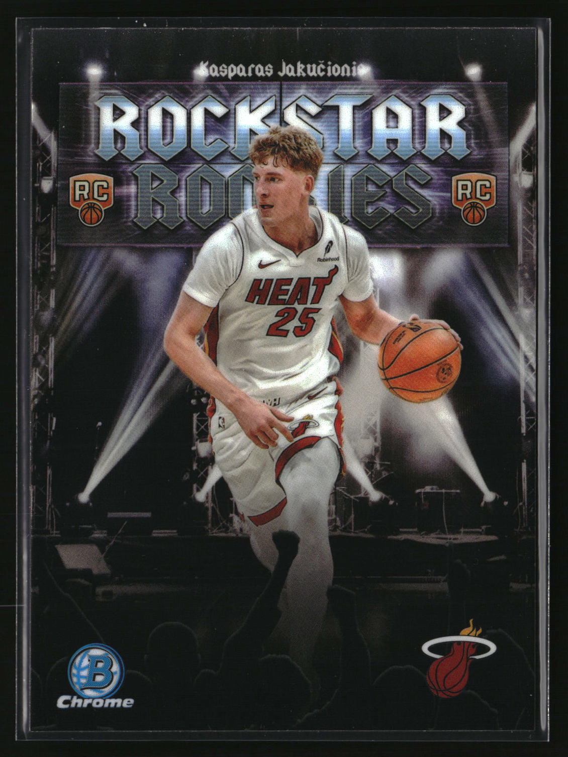 Kasparas Jakucionis 2025-26 Bowman Rockstar Rookies #RR-20