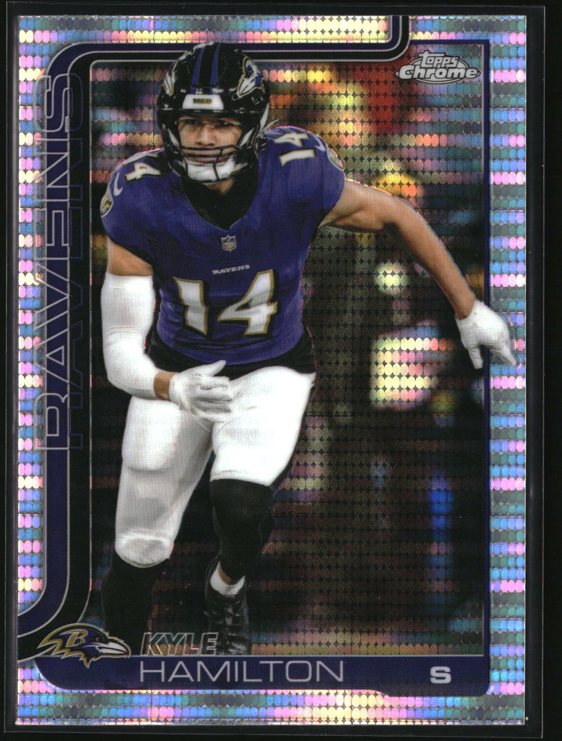 Kyle Hamilton 2025 Topps Chrome Pulsar Refractor #29