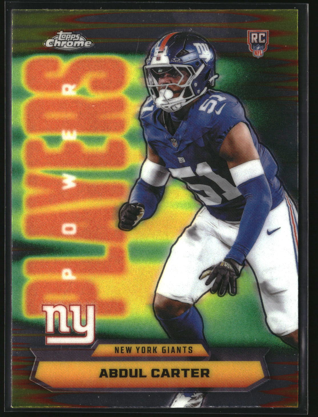 Abdul Carter 2025 Topps Chrome Power Players #PP-40