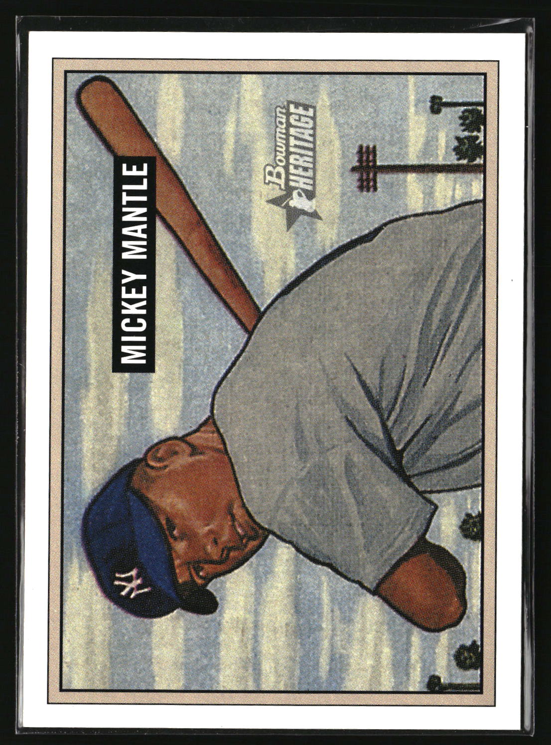 Mickey Mantle 2005 Bowman Heritage #350