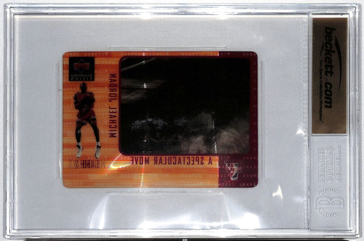 Michael Jordan 1997-98 Upper Deck Diamond Vision Highlight Reels #2 BGS 9.5
